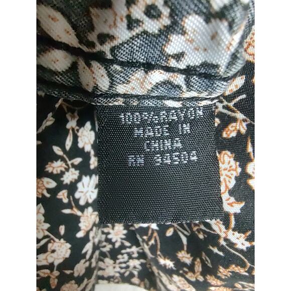 Daniel K. Men's Long Sleeve Tailored-Fit Ditsy Floral Print Button-Up Shirt Lrg - Picture 7 of 10